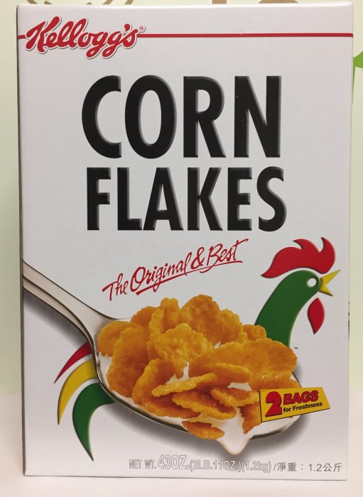 【佩佩的店】COSTCO 家樂氏 KELLOGG'S 玉米片 原味玉米早餐脆片 600公克X 2包/箱 新莊可自取