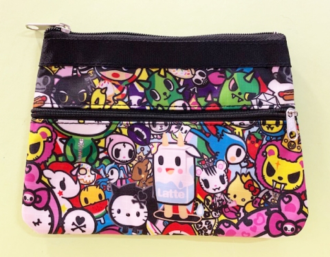 【震撼精品百貨】凱蒂貓 Hello Kitty~日本SANRIO三麗鷗 KITTY 聯名款拉鍊收納袋/化妝袋-TKDK#45922