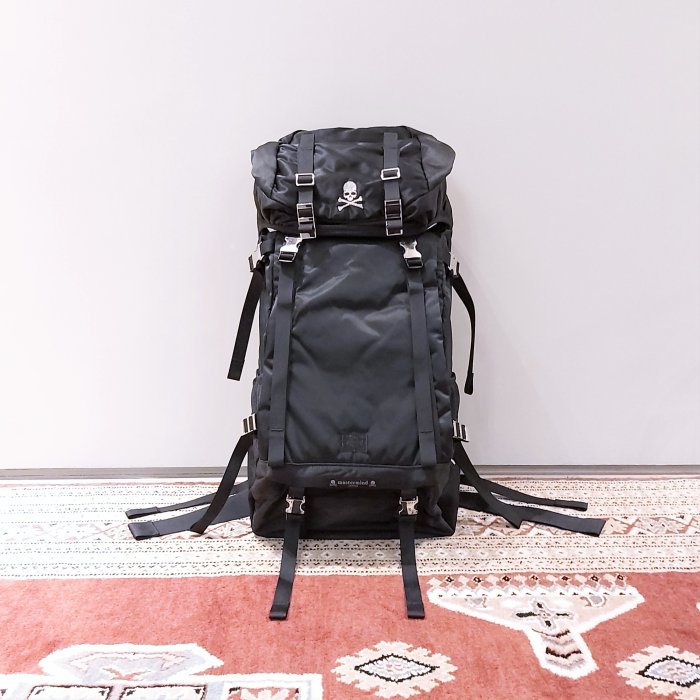 VINTAGE ] PORTER x MASTERMIND JAPAN BACKPACK 黑色尼龍大型後