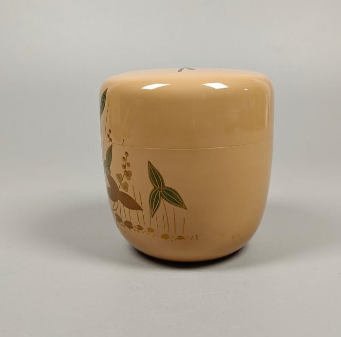 嚴選昭和時期「金蒔繪鉗螺鈿」茶棗，日本回流貴族用器，天然大漆髹漆