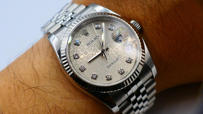 【美好時光】ROLEX勞力士116234包臺大鑽電腦面 單錶一隻錶節全長 ( 16234 126234參考)