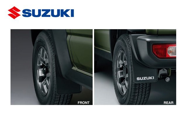 【Power Parts】SUZUKI 日規選配件-擋泥板(黑) SUZUKI JIMNY 2019-