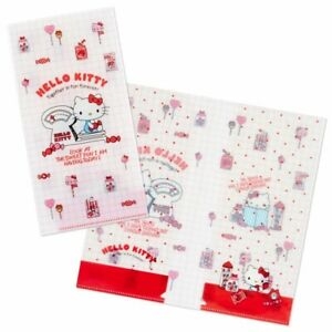 【震撼精品百貨】Hello Kitty 凱蒂貓~日本sanrio三麗鷗 KITTY雙開式檔案夾/口罩收納夾*49272