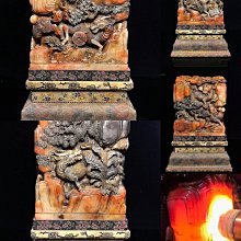 壽山石極品五彩田黃印章擺件大清著名雕刻家【趙之琛】之藏品取材上乘