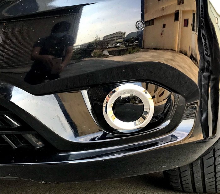 IDFR-汽車精品 BENZ V W447 VITO 3門 15-UP 電鍍 霧燈飾框 前保險桿飾框