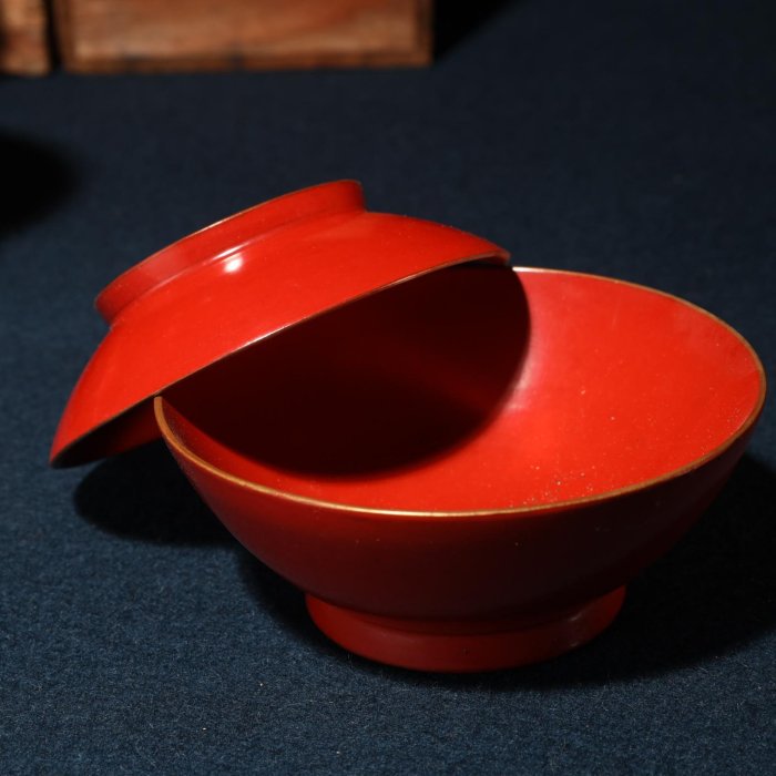 茶懐石 漆器 朱塗 引き盃 10客 盃台二基 共箱 美品 DT635 3/30結標日本古漆器朱塗蓋碗十客揃懷石料理金緣附共箱AEC0839 -漆碗漆