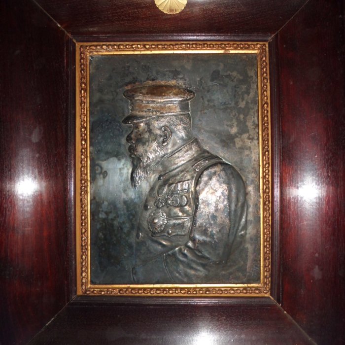 明治天皇の額装 軍服写真 旧日本軍 軍服 (明治時代)