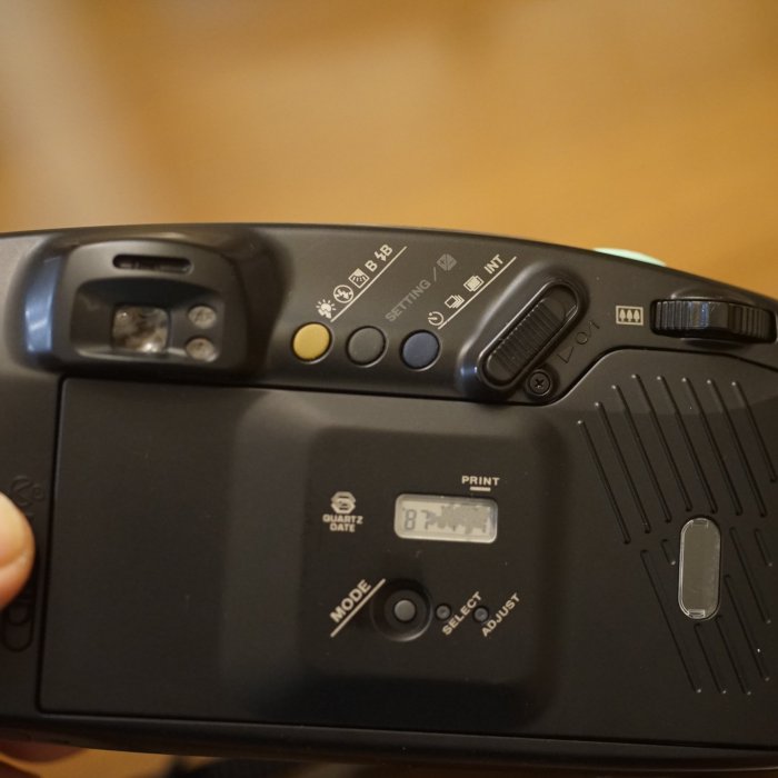 售】PENTAX ZOOM 105 SUPER高級旅遊底片相機重複曝光附CR123A電池2顆9