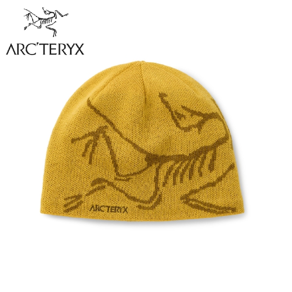 ARC'TERYX 始祖鳥Bird LOGO 針織毛帽《聖賢黃/綠洲褐》】29803/保暖帽