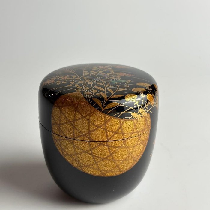 蒔絵中棗茶道具茶器棗漆塗金蒔絵漆蕓| Yahoo拍賣