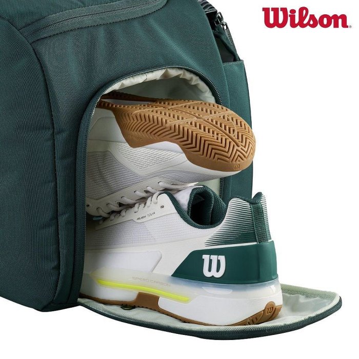 【曼森體育】Wilson BLADE V10 SMALL DUFFEL 綠色 圓筒包 可裝2支球拍 2026新款