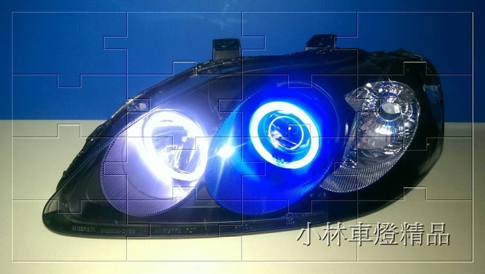 ※小林車燈※酷炫版手工植入 K8 客制化光圈魚眼大燈.讓您更與眾不同哦 K6 K7 K9 K10