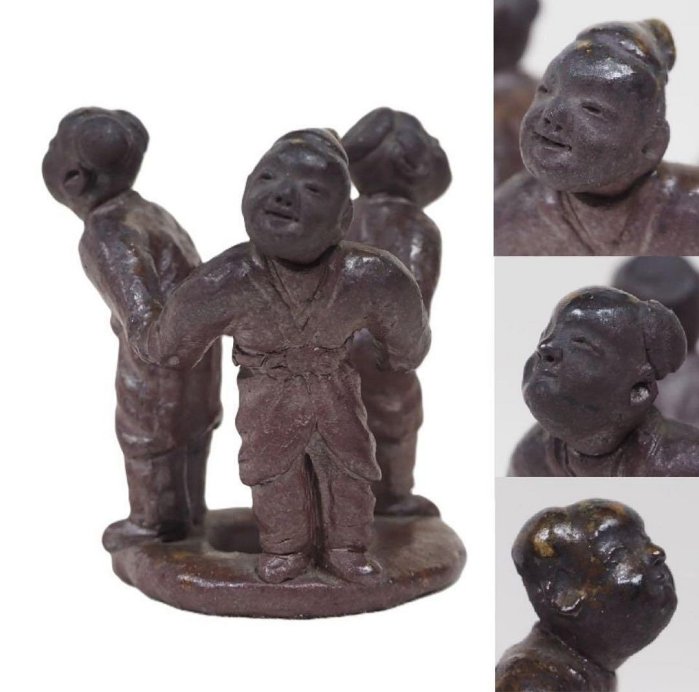 送料無料　時代物　備前焼　極上品唐子蓋置　茶道具　検/楽山紫砂九谷備前萩焼常滑 免時代物備前燒極品唐子蓋置茶道具檢樂山紫砂九穀備前萩燒常滑| Yahoo拍賣