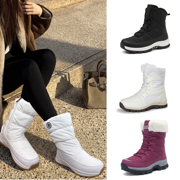 【現貨】禦寒保暖防潑水中筒雪靴(多款任選)＊an.an