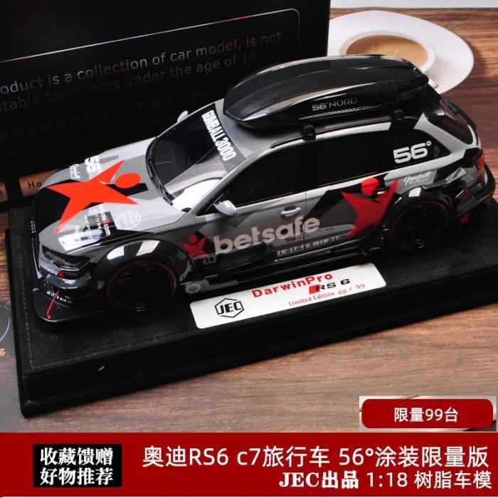 JEC 1/64 アウディRS6 Darwin Pro FirstLook 1.64 Audi RS6 Avant Darwin Pro BetSafe HPi64 VS JEC