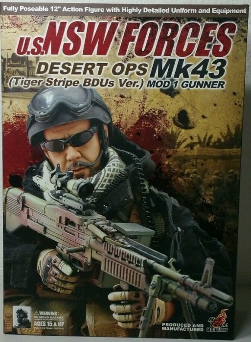 貓市多] 全新Hot toys 1/6 NSW FORCE DESERT OPS MK43 MOD 1 GUNNER