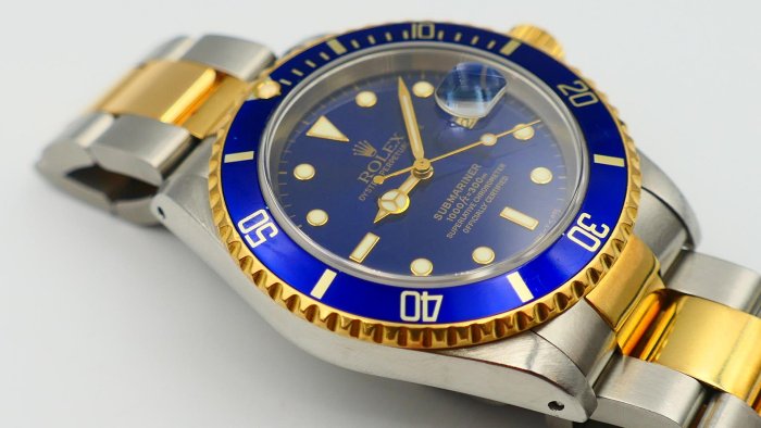 【超好價】罕見極美品T25藍面ROLEX勞力士16613盒單全16803 116613LB 116613參考