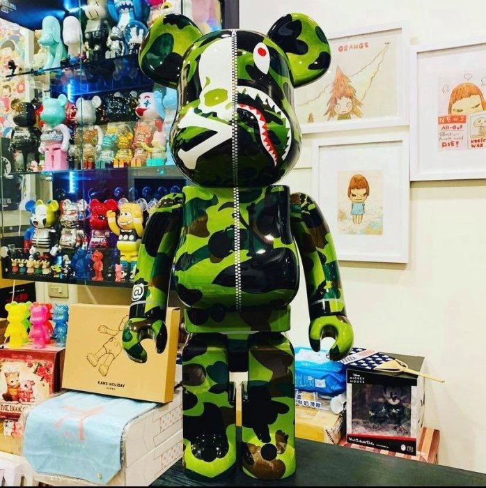 Image.台中逢甲店BE@RBRICK BEARBRICK庫柏力克熊1000% MASTERMIND x