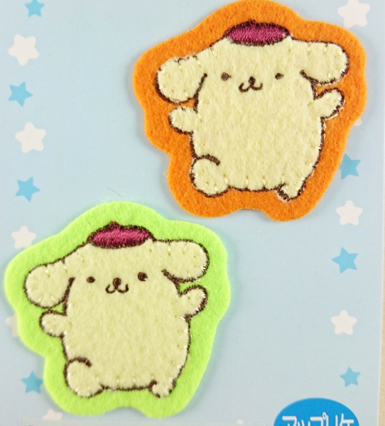 【震撼精品百貨】Pom Pom Purin 布丁狗~貼布 跳舞 2入