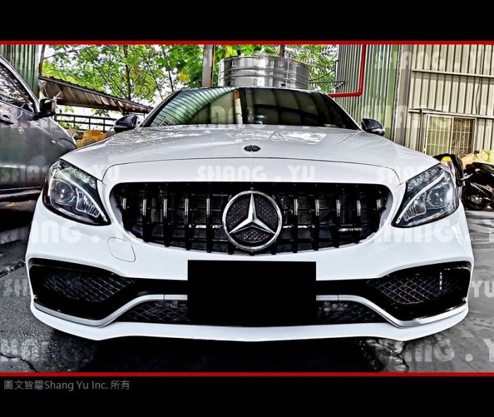 BENZ W205 水箱罩 C200 C250 C300 C400 AMG 2015 2016 2017