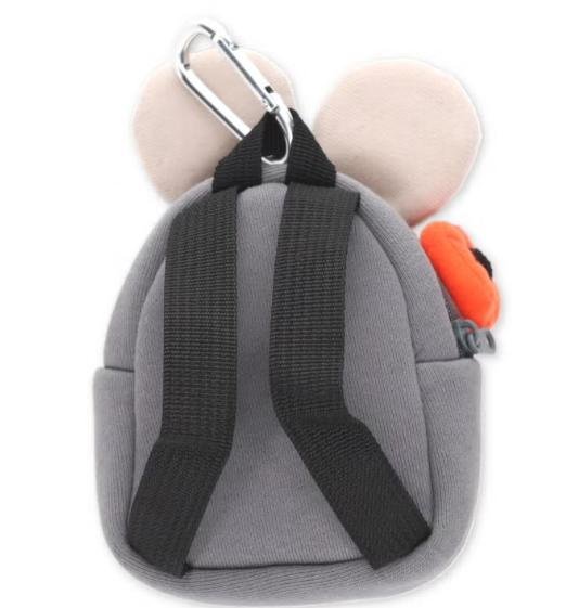 ＊日式雜貨館＊日本正版 田鼠阿佛 LEO LIONNI'S FRIENDS 紅花鼠 田鼠阿佛 口金包 田鼠阿佛口金包 書包造型掛飾包 掛飾拉鍊包