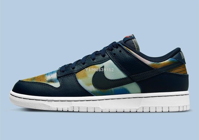 【代購】Nike Dunk Low"Graffiti" 深藍 街頭 塗鴉 低幫休閒百搭滑板鞋 DM0108-400 男女鞋