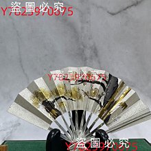 老銅銅器金屬美品日本光則作銀扇！極少有光則純銀銀扇！日本純銀扇子
