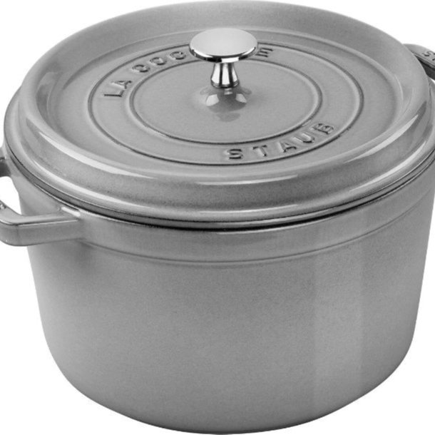 法國Staub La Cocotte 24cm 鑄鐵鍋加深鍋琺瑯鍋圓形湯鍋燉鍋多色任選