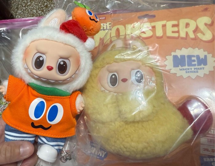 ［現貨-全新未拆］泡泡瑪特 POPMART 拉布布 LABUBU 搞怪便利店 炸蝦 耳機包 掛件 絨毛