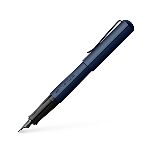【非庫存商品急單勿下】Faber-Castell 輝柏 HEXO黑瘦鋼筆/EF尖-藍色 NO.150542 (NOD)