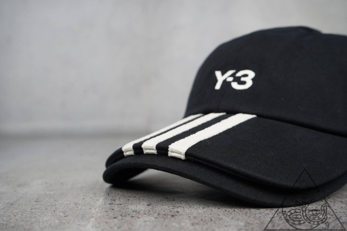 HYDRA】adidas Y-3 3-Stripes Baseball Cap 老帽彎帽山本耀司【JN7183