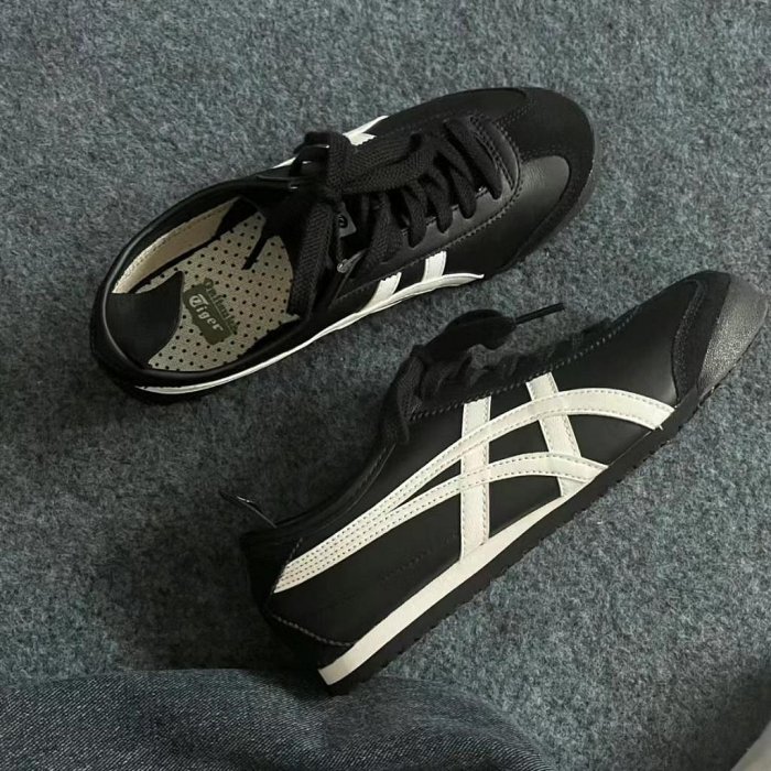 茶虎 鬼冢虎Onitsuka Tiger Mexico 66 燕麥奶茶鬼冢虎多色男女