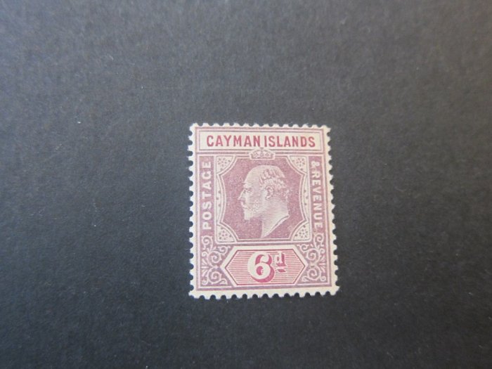 【雲品1】開曼群島Cayman Islands 1907 KEVII SG 30a MH 庫號#65487