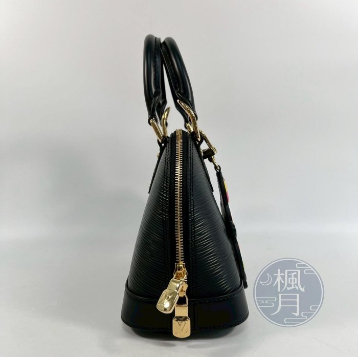 限定コラボ♪【LOUIS VUITTON × 村上隆】Alma BB Epi Black 可愛いパンダ】Louis Vuitton×村上隆コラボ バッグ Alma BB