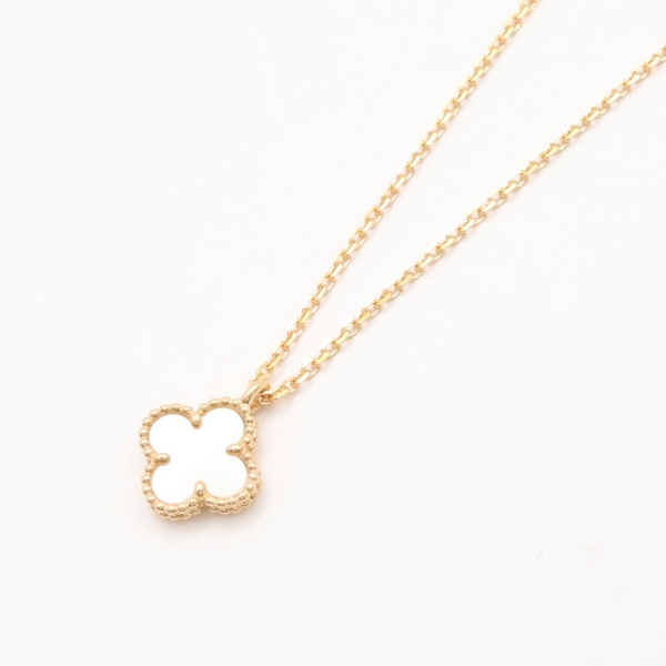 Van Cleef & Arpels 梵克雅寶 Sweet Alhambra 項鍊 18K黃金 珍珠母貝 VCARF69100 【二手名牌BRAND OFF】