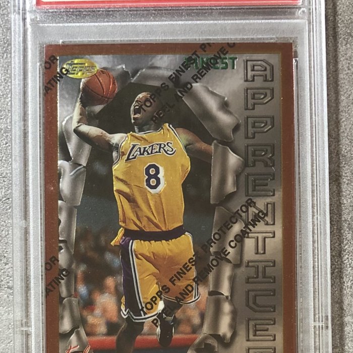1996-97 Topps Finest Kobe Bryant Rookie RC #74 PSA 9 球員卡球卡