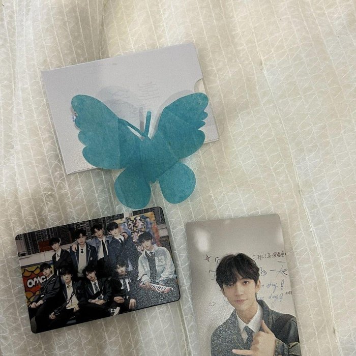 全館免運TF家族三代登陸計劃蝴蝶效應演唱會紙蝴蝶彩帶紙花現場同款可開