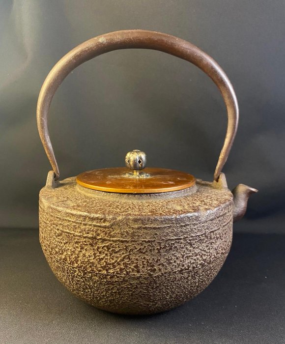 小確幸}}} 昭和28年松下電器創業紀念獨樂型日本老鐵壺/日本老鐵瓶