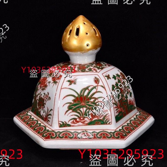 清康熙粉彩花卉紋六方將軍罐45×26 舊藏古董古玩【古齋】-2878 | Yahoo拍賣