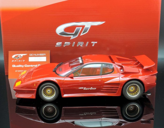 M.A.S.H】現貨瘋狂價GT Spirit 1/18 Ferrari Koenig 512 BBi Turbo 紅