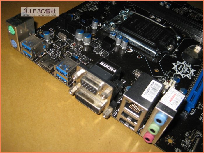 JULE 3C會社-微星MSI H97M-E35 H97/DDR3/四代軍規/4KHD/MATX/1150 主機