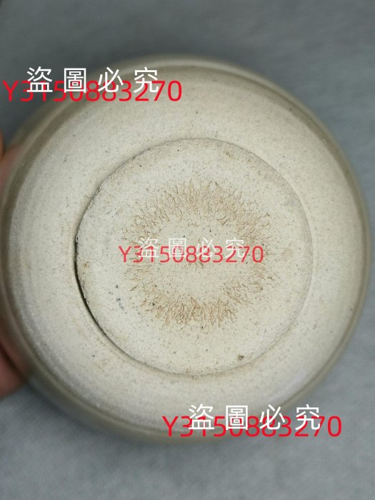老瓷瓷器古董隋朝白釉深腹杯，口徑12.4厘米，高8.4厘米，足徑4.7厘米