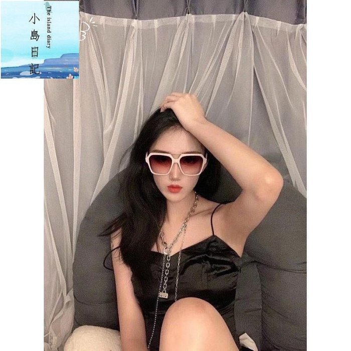 CHANEL 香奈兒墨鏡 大框時尚 女士太陽眼鏡 MODEL：71461