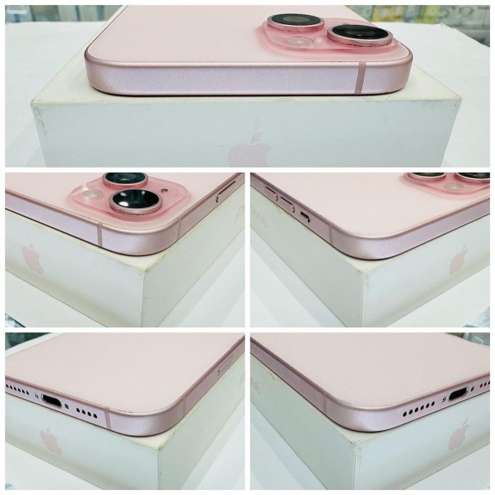 IPHONE 15 Plus 128G 粉紅色 二手機 刷卡分期【承靜數位】高雄實體店 可出租 L6679
