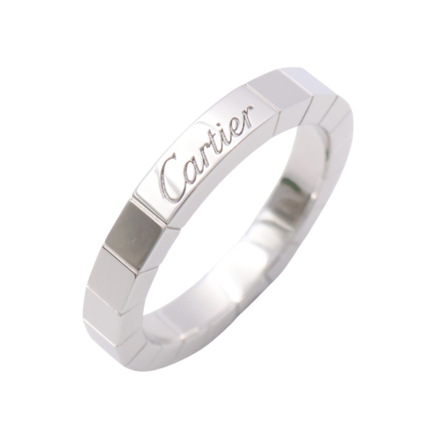 Cartier 卡地亞 Lanieres 戒指 50 18K白金 【二手名牌BRAND OFF】