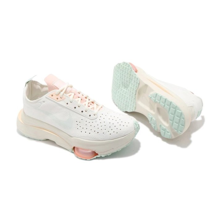 CodE= NIKE W AIR ZOOM-TYPE 麂皮慢跑鞋(白粉紅) CZ1151-101