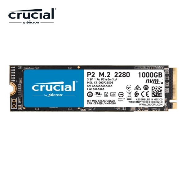 美光Micron Crucial P2 1TB M.2 2280 PCIe SSD 固態硬碟1000G | Micron