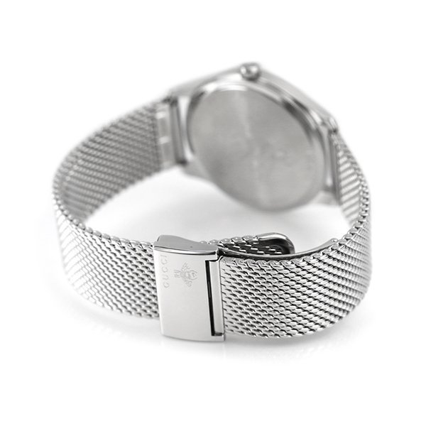 GUCCI YA1264040 古馳手錶36mm 白色貝殼面盤米蘭錶帶男錶女錶| Yahoo拍賣