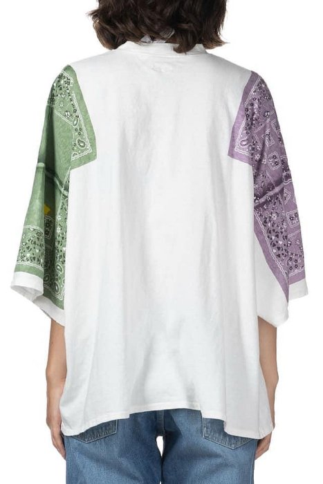 山東:Kapital Bandana T-Shirt 變形蟲圖騰設計隨時斷貨五分袖
