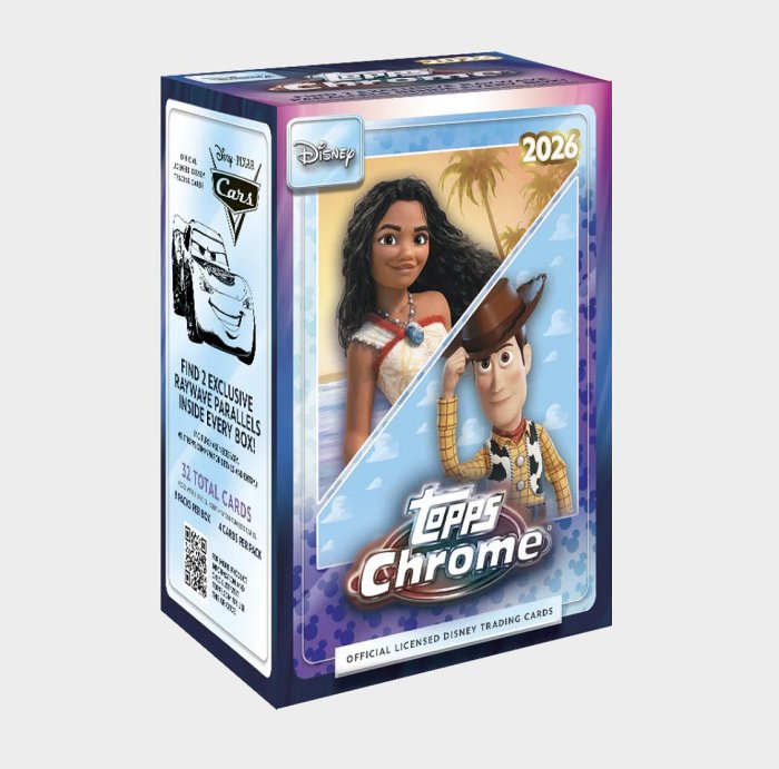 [預購] 2026 Topps Chrome Disney Value Box 全新未拆盒卡 拚 米奇 米妮 胡尼克 茱蒂 胡迪 稀有卡片 簽名卡  1/1